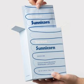 [SUNNICORN] Microbiome Modeling Pack 1BOX(7sheets): Korea's 1st 50B Probiotic Mask for Pore Care, Skin Detox, Rapid Cooling & Soothing - Made in Korea